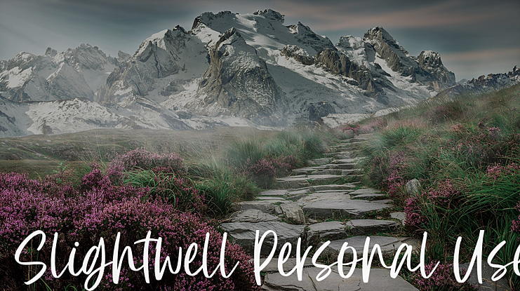 Slightwell Personal Use Font