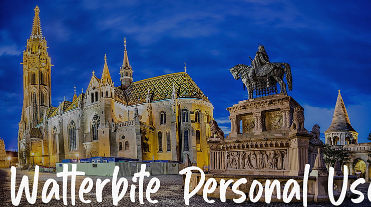 Watterbite Personal Use Font