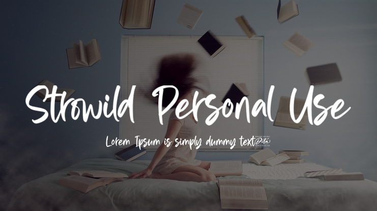 Strowild Personal Use Font