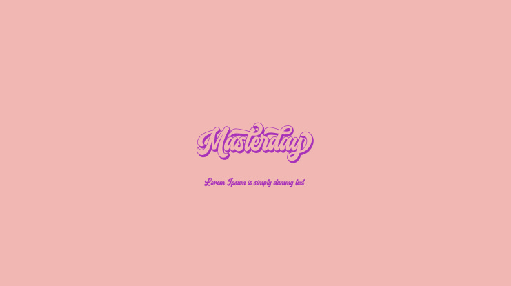 Masterday Font