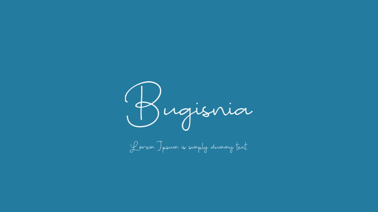 Bugisnia Font