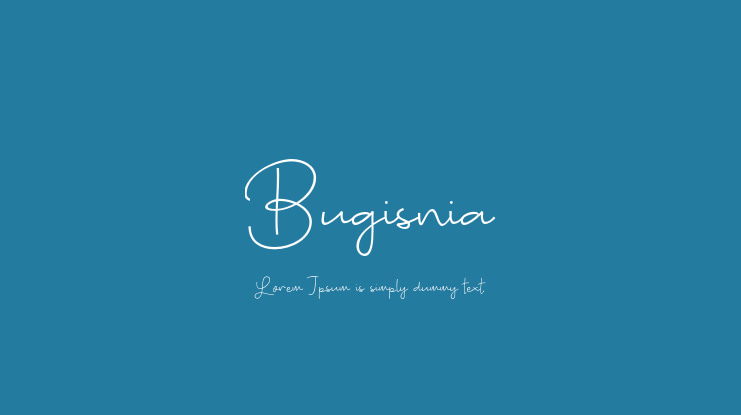 Bugisnia Font