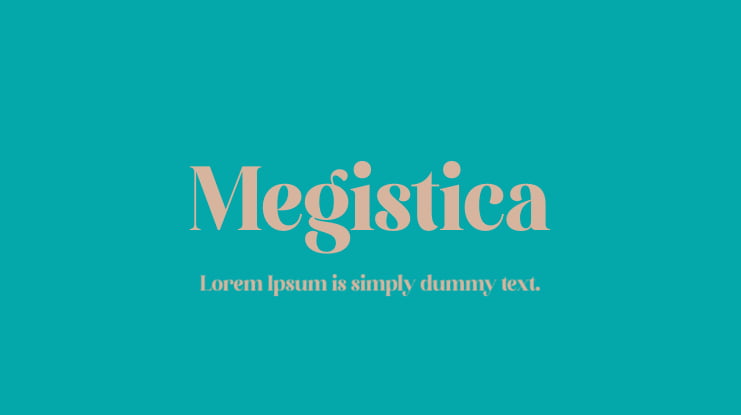Megistica Font