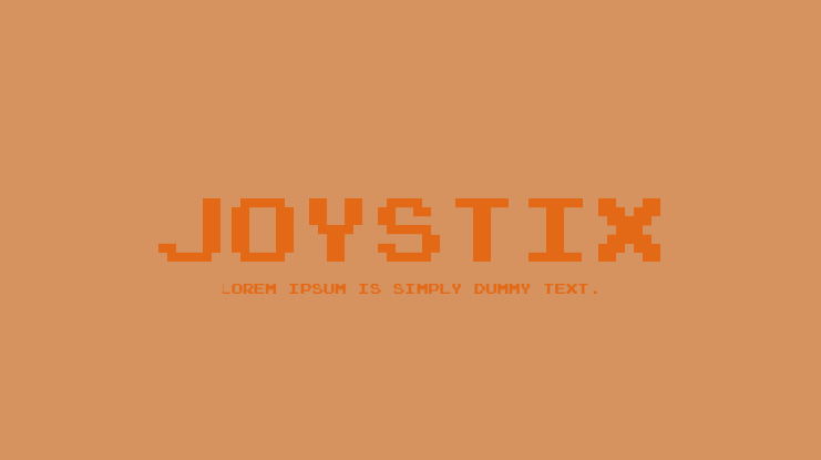 Joystix Font