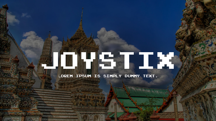 Joystix Font