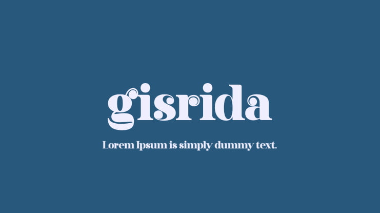 gisrida Font