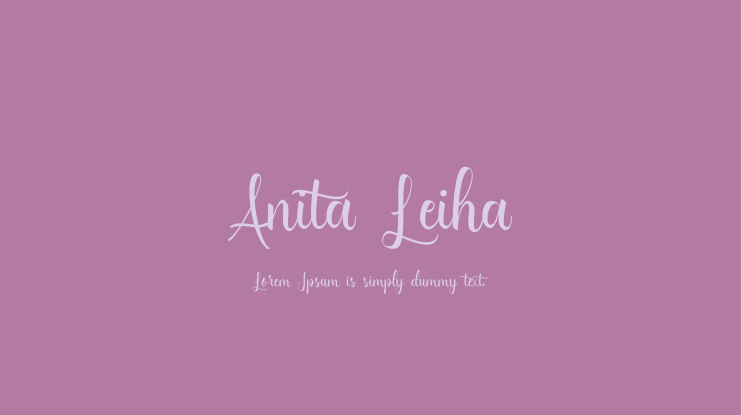 Anita Leiha Font