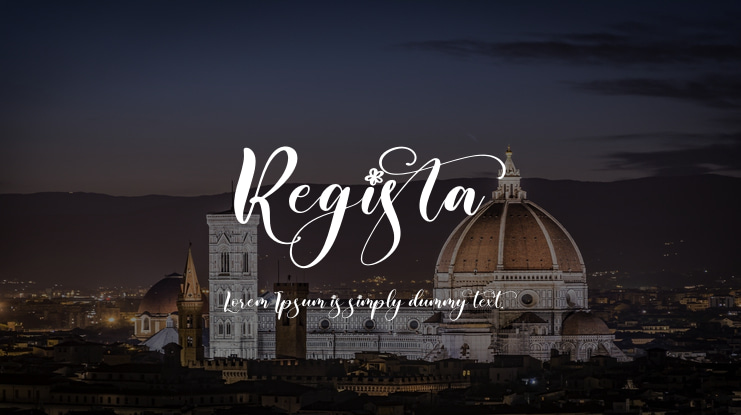 Regista Font