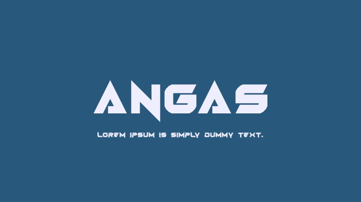 Angas Font Family