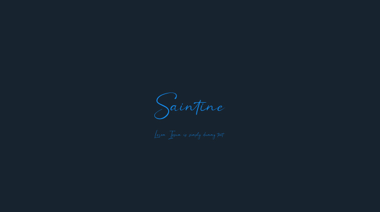 Saintine Font