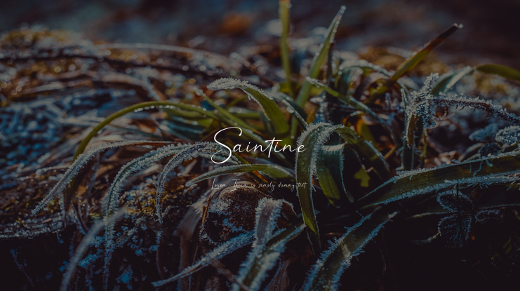 Saintine Font