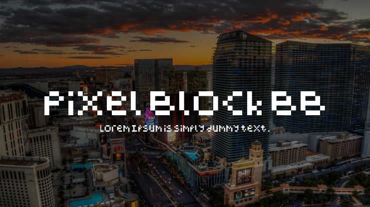Pixel Block BB Font