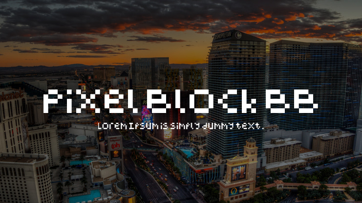 Pixel Block BB Font