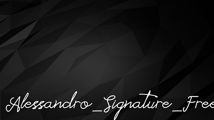 Alessandro_Signature_Free Font Family