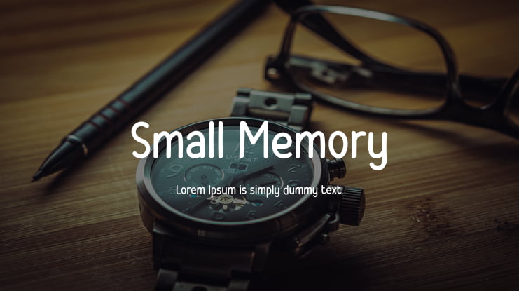 Small Memory Font