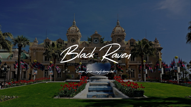 Black Raven Font