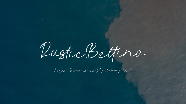 RusticBettina Font
