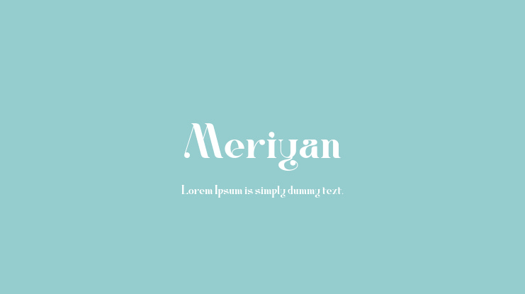Meriyan Font