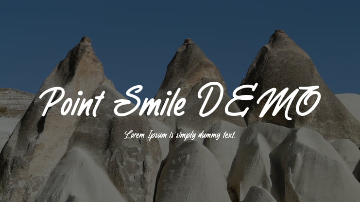 Point Smile DEMO Font