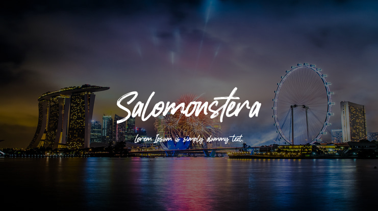Salomonstera Font