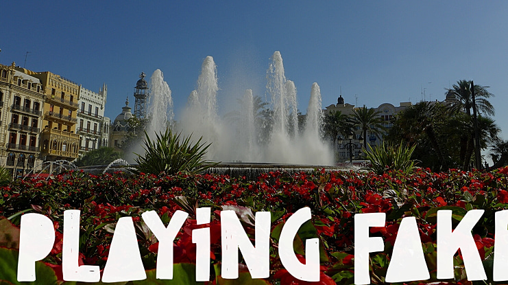 Playing Fake Font