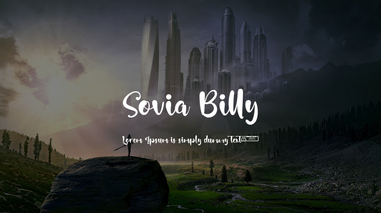 Sovia Billy Font