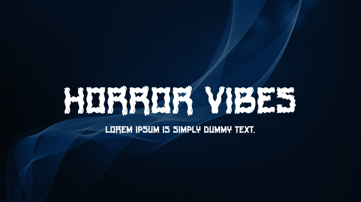 Horror Vibes Font