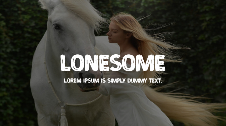 Lonesome Font