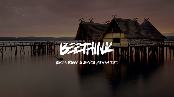 Beethink Font