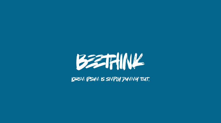 Beethink Font