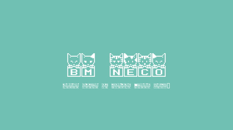 BM Neco Font