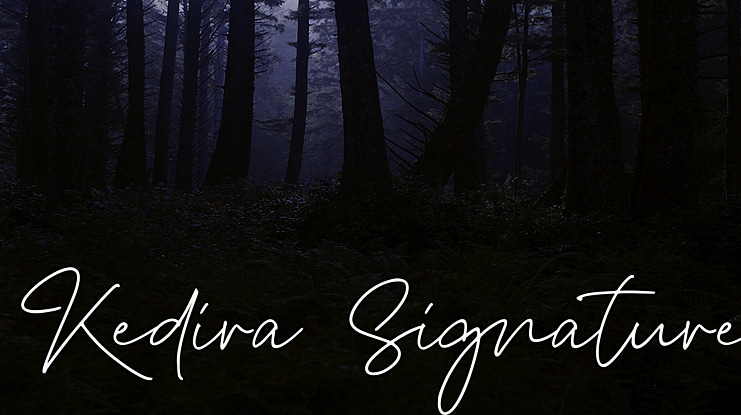Kedira Signature Font