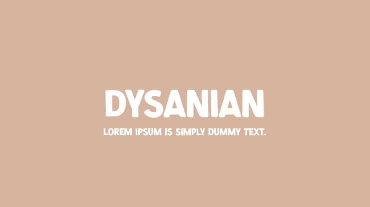 Dysanian Font