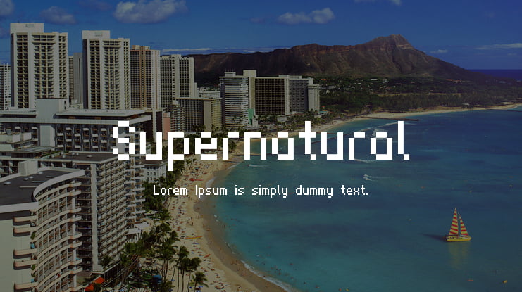 Supernatural Font Family