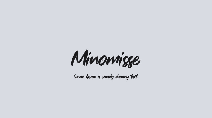 Minomisse Font