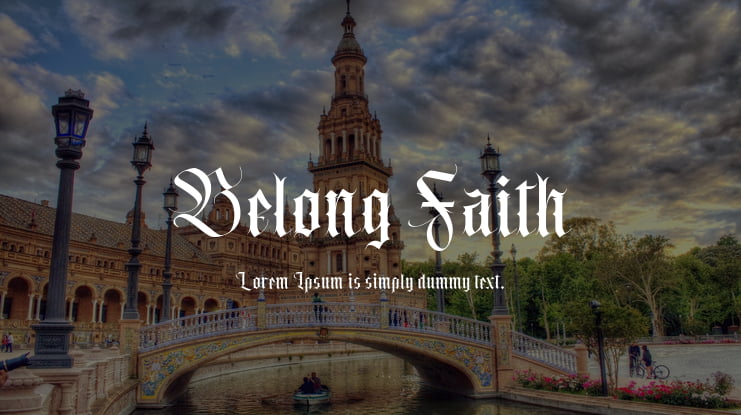 Belong Faith Font