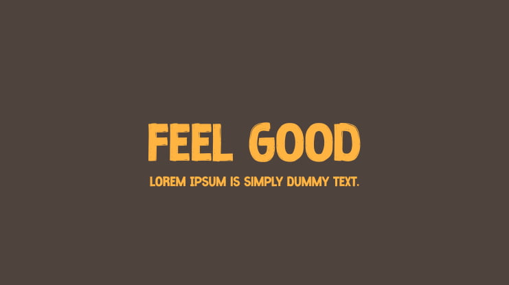 Feel Good Font