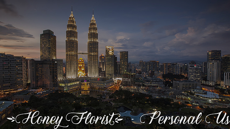 Honey Florist - Personal Use Font