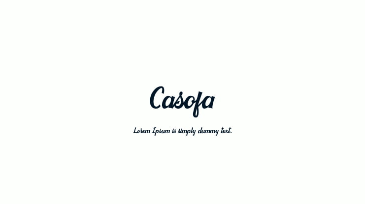 Casofa Font