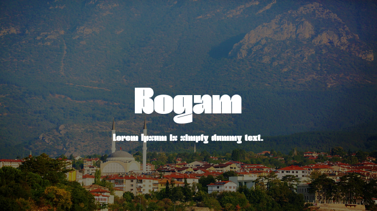 Bogam Font