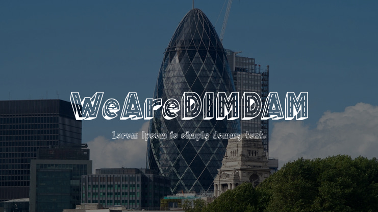 WeAreDIMDAM Font Family