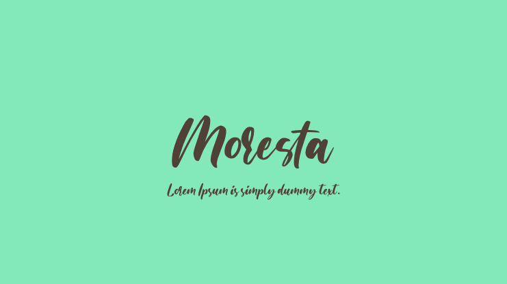 Moresta Font