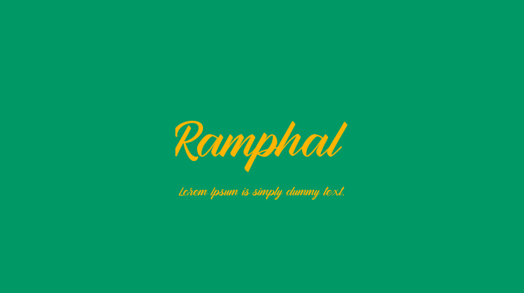 Ramphal Font