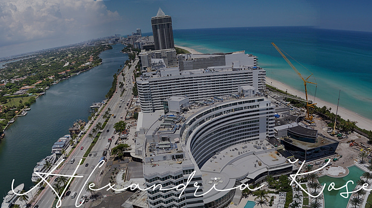 Alexandria Rose Font