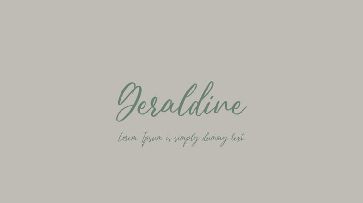 Geraldine Font