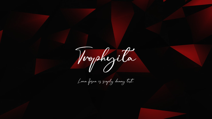 Trophyita Font