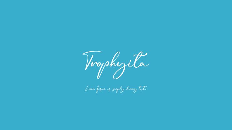 Trophyita Font