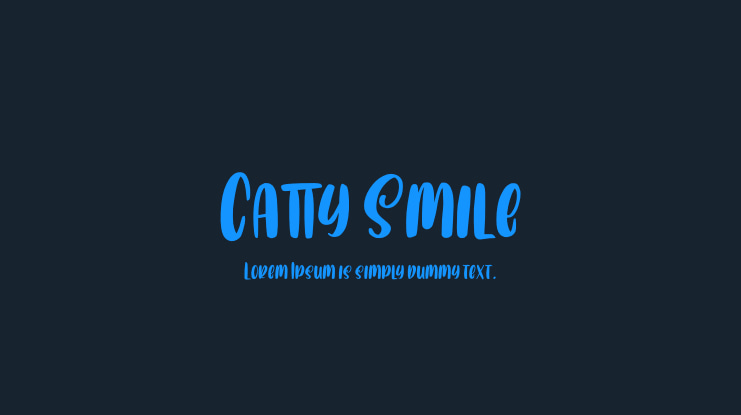 Catty Smile Font