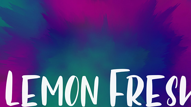 Lemon Fresh Font