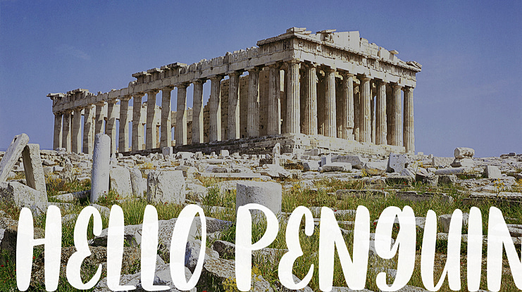 Hello Penguin Font